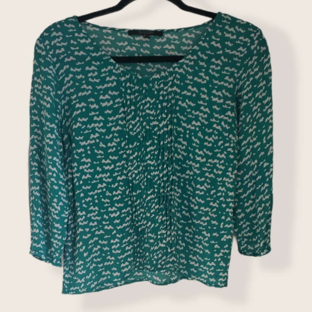 19 Cooper top Abstract print 100%rayon